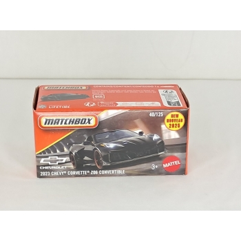 Matchbox 1:64 Chevrolet Corvette Z06 Convertible 2023 black